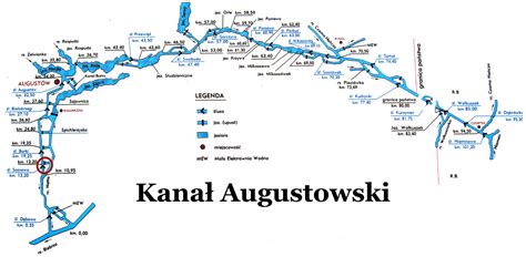 kanal augustowski mapa